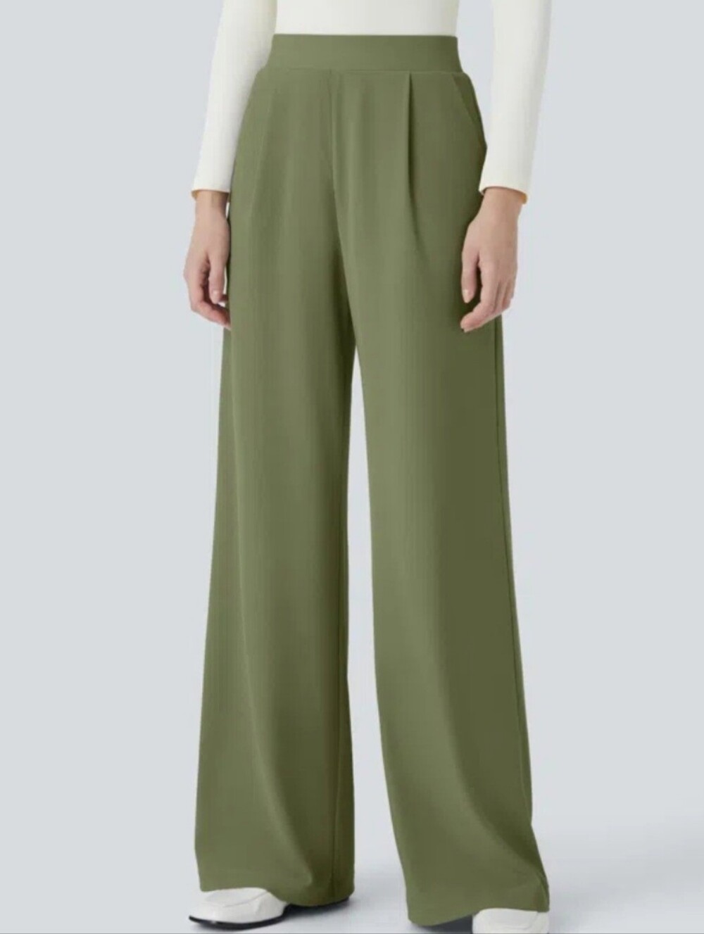 NWT'Halara Flex™  Wide Leg Work Pants-Small Regular-High Waist W/ Pocket